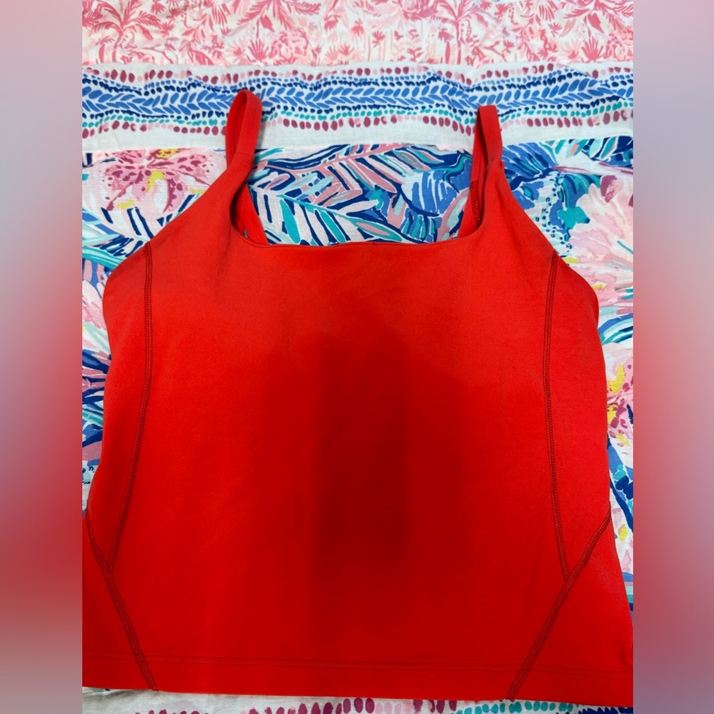 Lululemon red tank